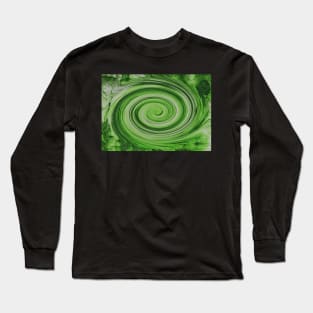 Fast Green Swirl Long Sleeve T-Shirt